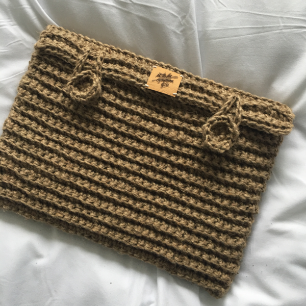 Jute Laptop Cover