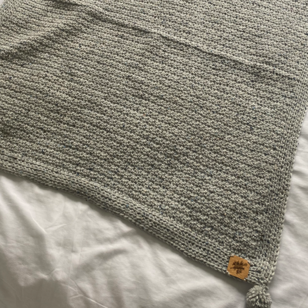 Grey Baby Blanket - Image 3