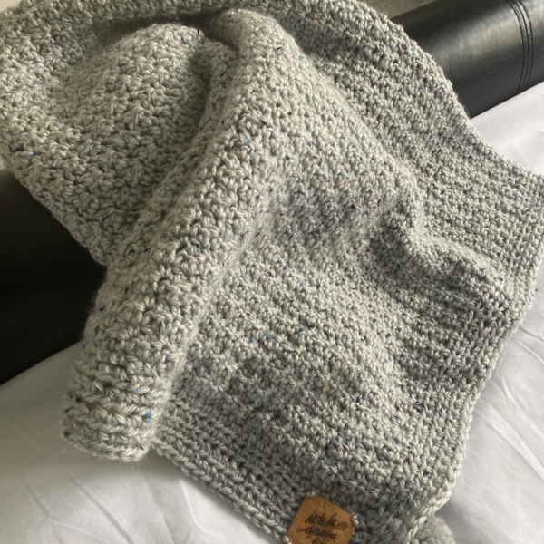 Grey Baby Blanket - Image 2